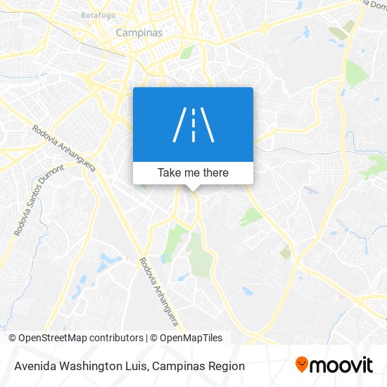 Mapa Avenida Washington Luis