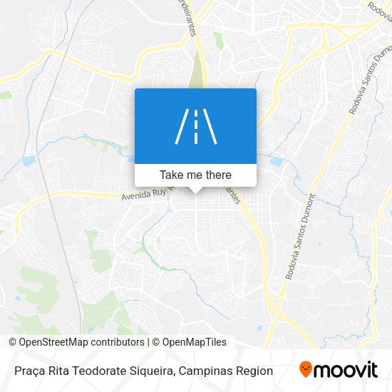 Praça Rita Teodorate Siqueira map