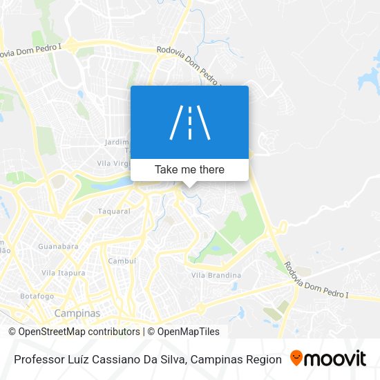 Professor Luíz Cassiano Da Silva map