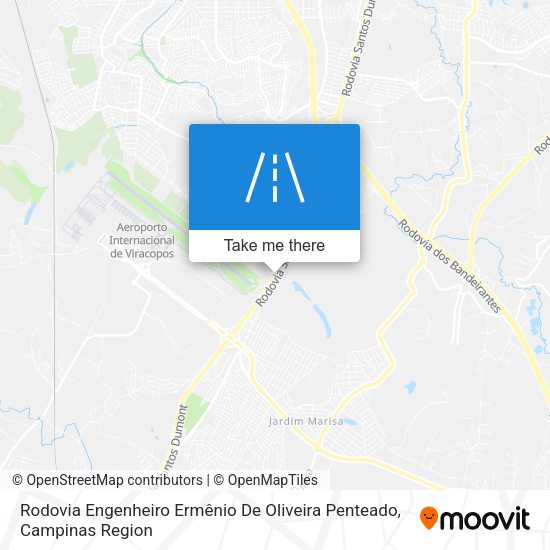 Rodovia Engenheiro Ermênio De Oliveira Penteado map