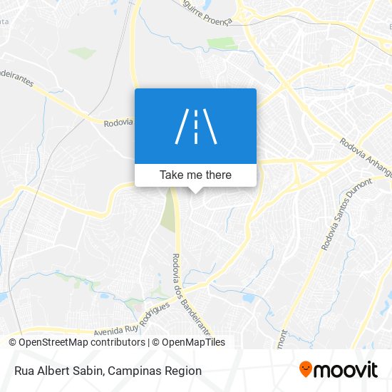 Rua Albert Sabin map