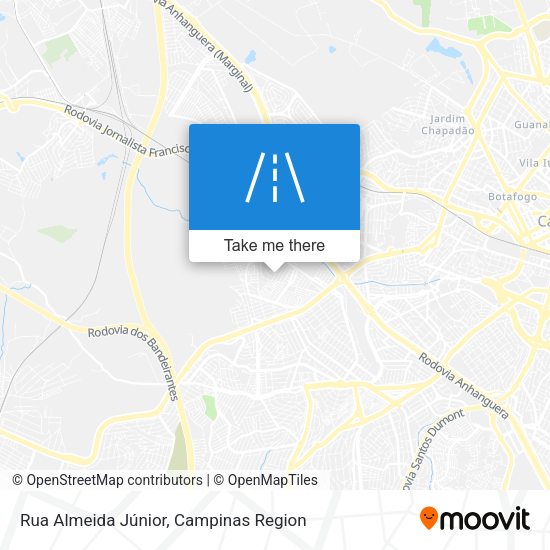 Rua Almeida Júnior map