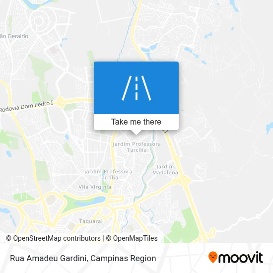 Rua Amadeu Gardini map