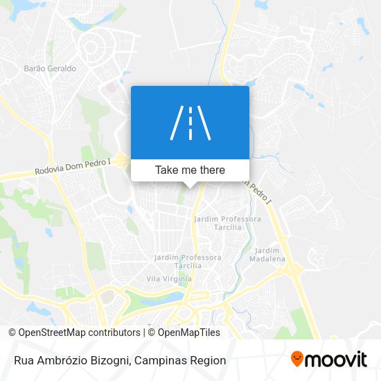 Rua Ambrózio Bizogni map