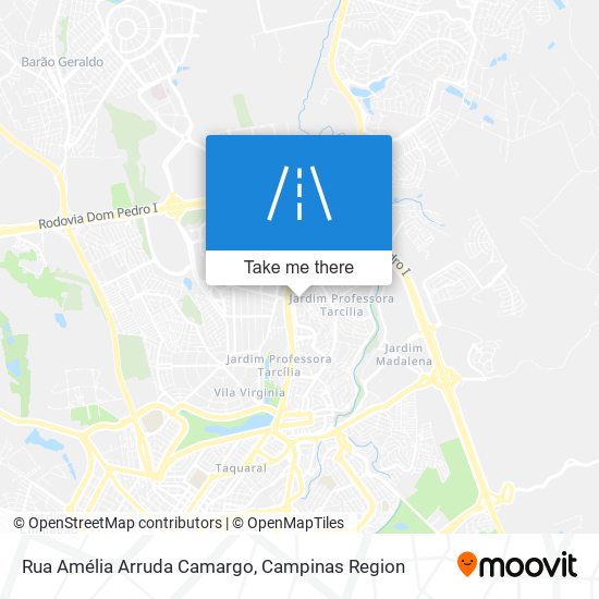 Rua Amélia Arruda Camargo map