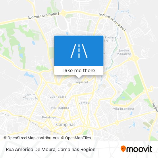 Rua Américo De Moura map