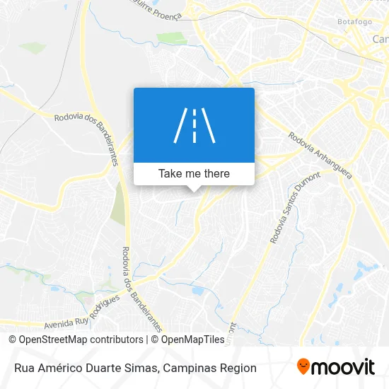 Rua Américo Duarte Simas map