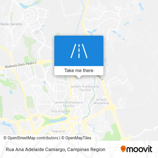 Rua Ana Adelaide Camargo map