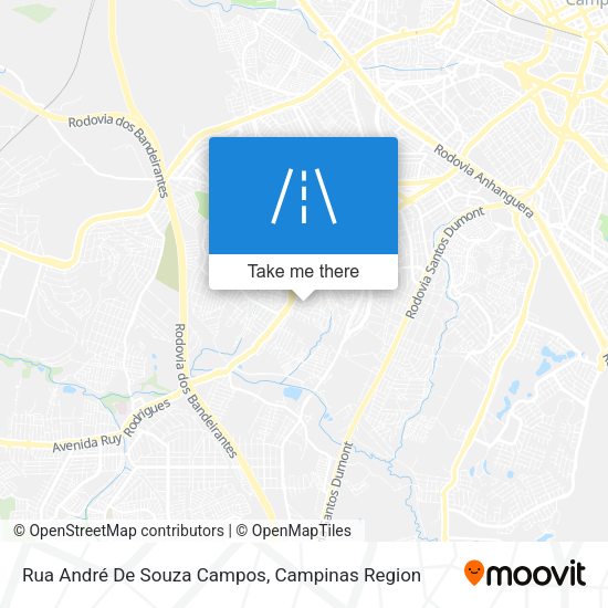 Rua André De Souza Campos map