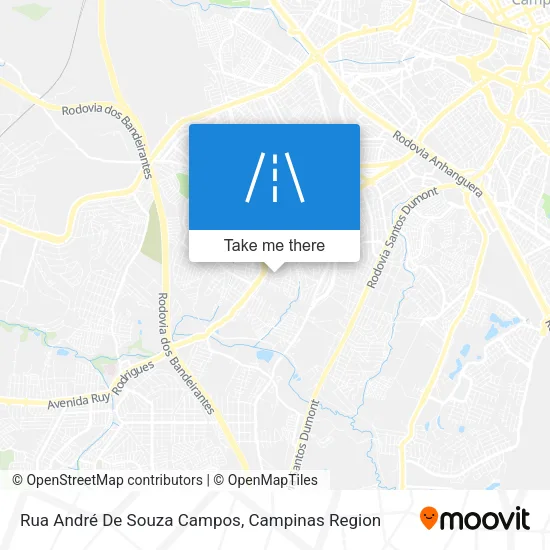Rua André De Souza Campos map