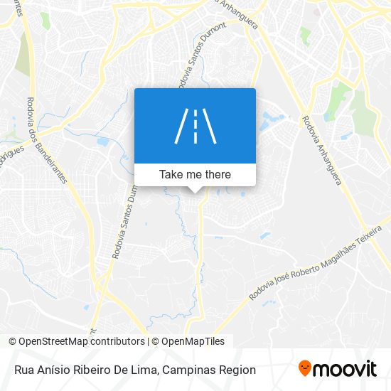 Rua Anísio Ribeiro De Lima map