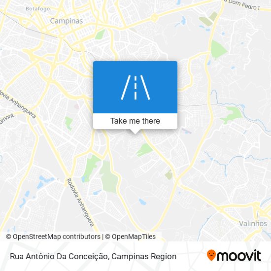 Mapa Rua Antônio Da Conceição