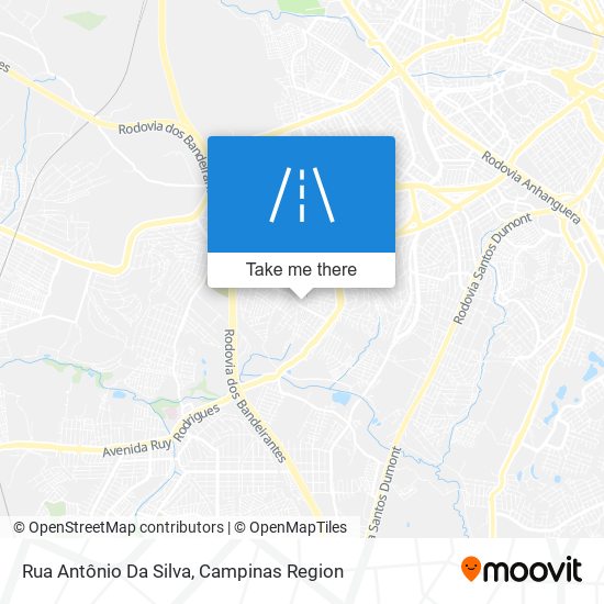 Mapa Rua Antônio Da Silva