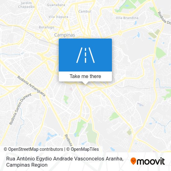Rua Antônio Egydio Andrade Vasconcelos Aranha map
