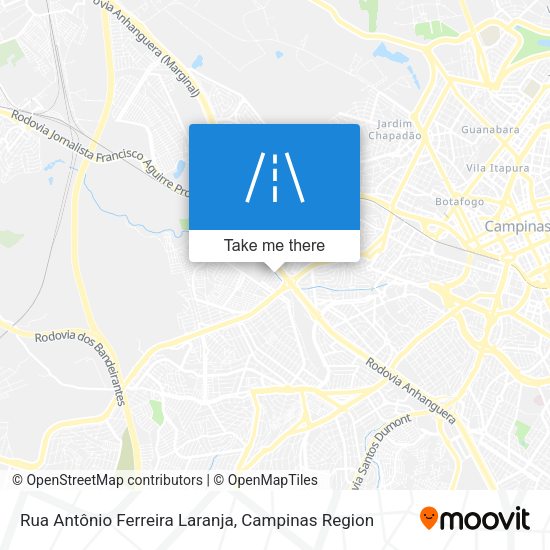 Rua Antônio Ferreira Laranja map