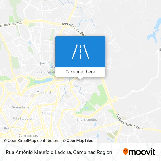 Rua Antônio Maurício Ladeira map