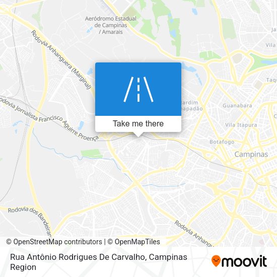 Rua Antônio Rodrigues De Carvalho map