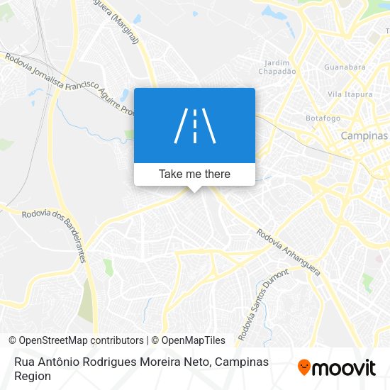 Rua Antônio Rodrigues Moreira Neto map