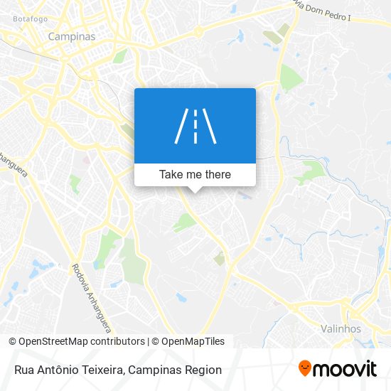 Mapa Rua Antônio Teixeira