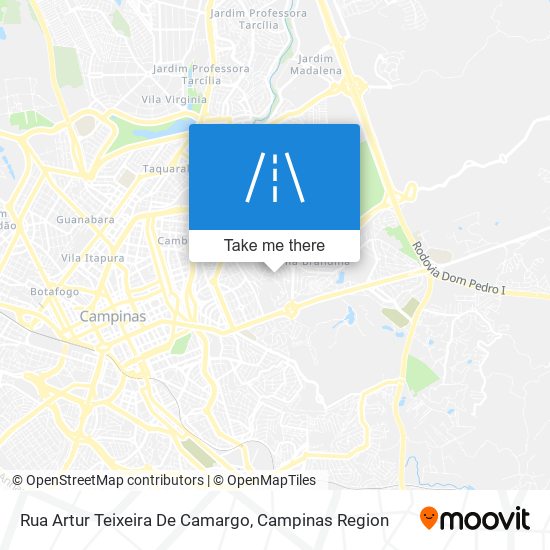 Rua Artur Teixeira De Camargo map