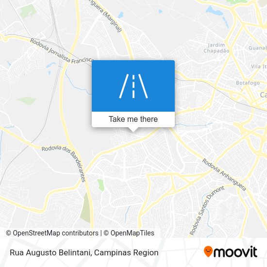 Rua Augusto Belintani map
