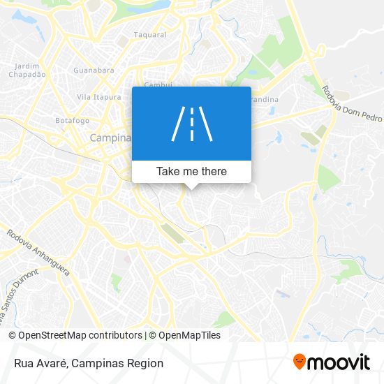 Rua Avaré map