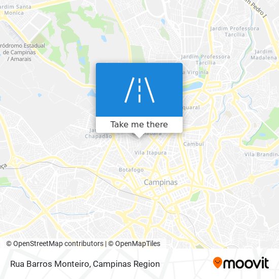 Mapa Rua Barros Monteiro