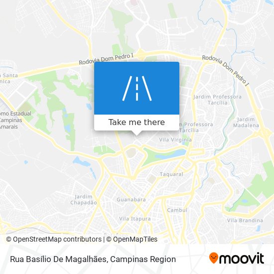 Rua Basílio De Magalhães map