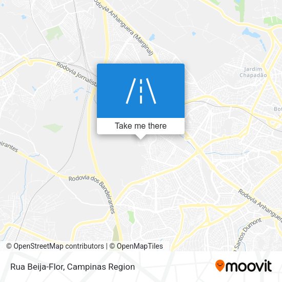 Rua Beija-Flor map