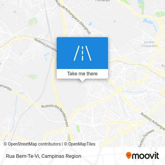 Rua Bem-Te-Vi map