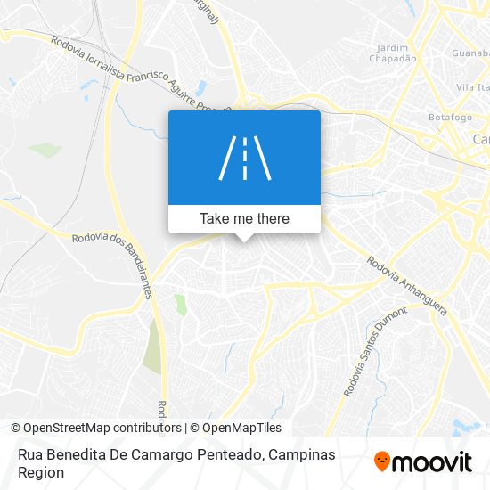 Mapa Rua Benedita De Camargo Penteado