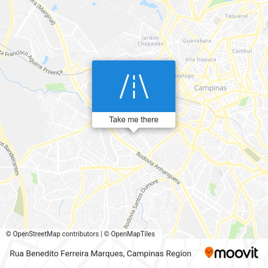 Rua Benedito Ferreira Marques map