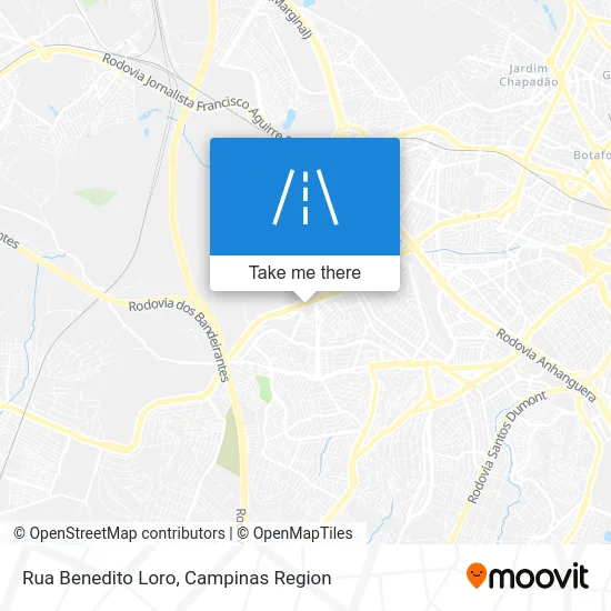 Rua Benedito Loro map