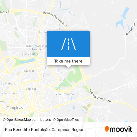 Mapa Rua Benedito Pantaleão