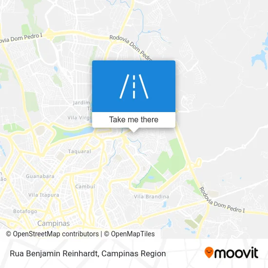 Rua Benjamin Reinhardt map