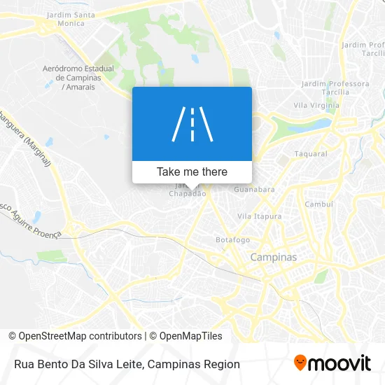 Rua Bento Da Silva Leite map