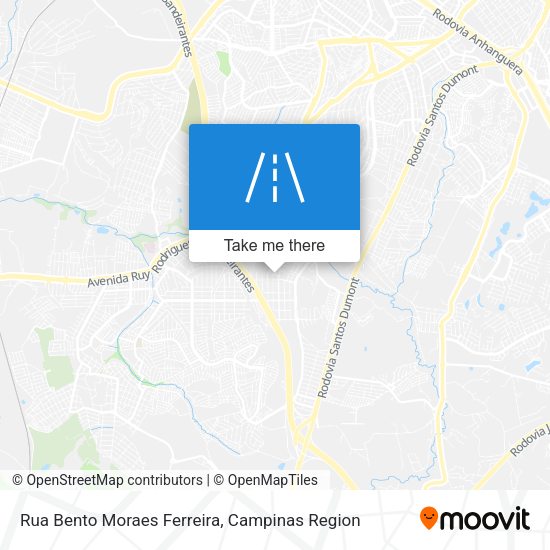 Rua Bento Moraes Ferreira map