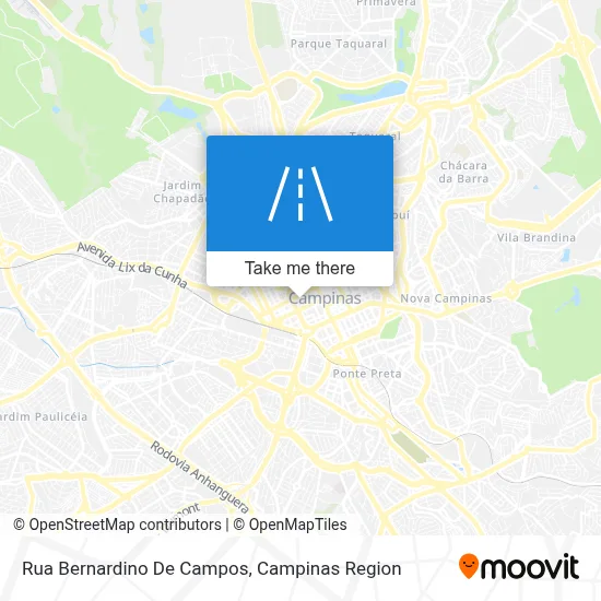 Rua Bernardino De Campos map