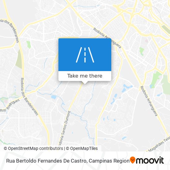 Rua Bertoldo Fernandes De Castro map