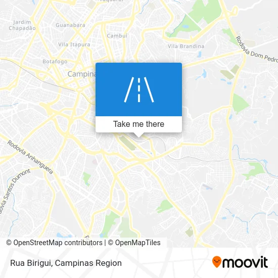 Rua Birigui map