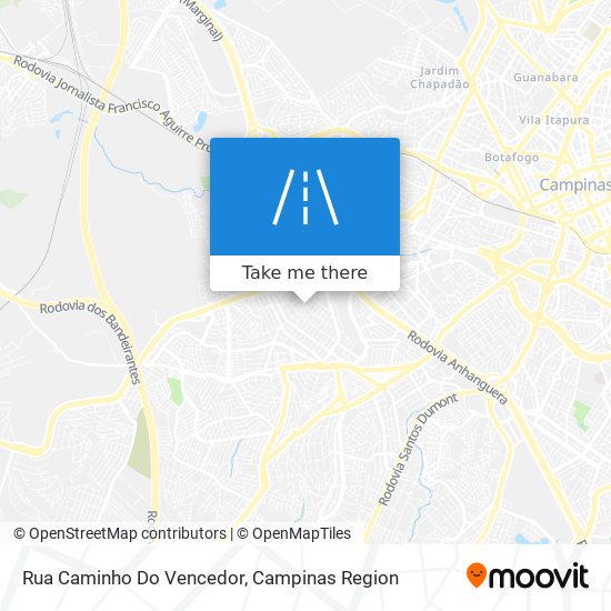 Mapa Rua Caminho Do Vencedor