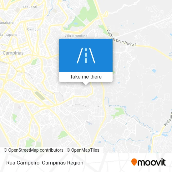 Rua Campeiro map