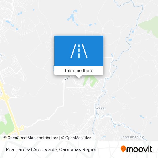 Rua Cardeal Arco Verde map
