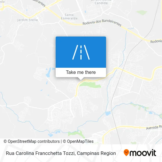 Rua Carolina Francchetta Tozzi map