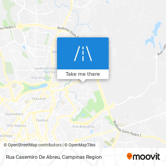 Mapa Rua Casemiro De Abreu