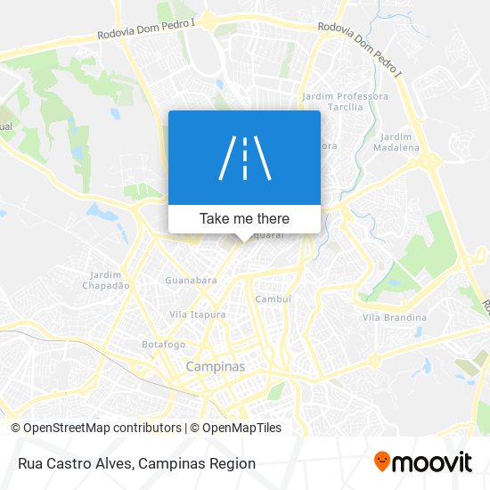 Rua Castro Alves map