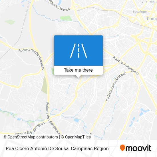 Rua Cícero Antônio De Sousa map