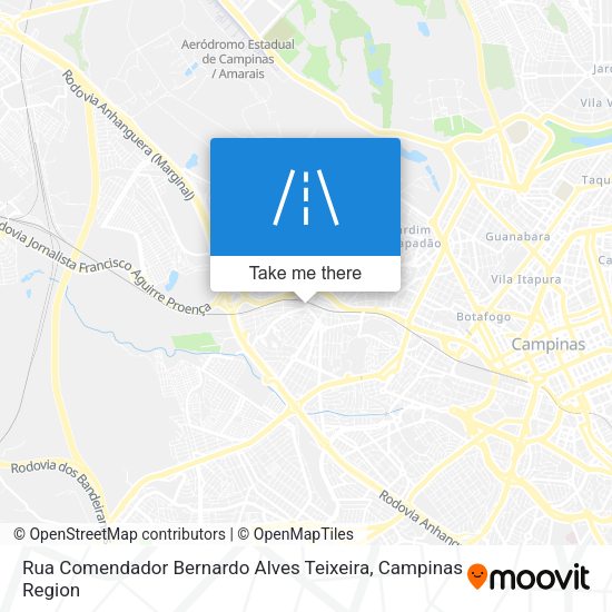 Rua Comendador Bernardo Alves Teixeira map