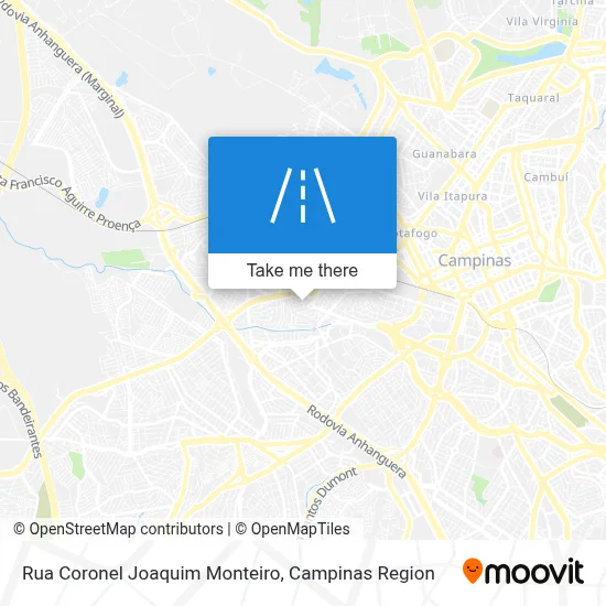 Rua Coronel Joaquim Monteiro map