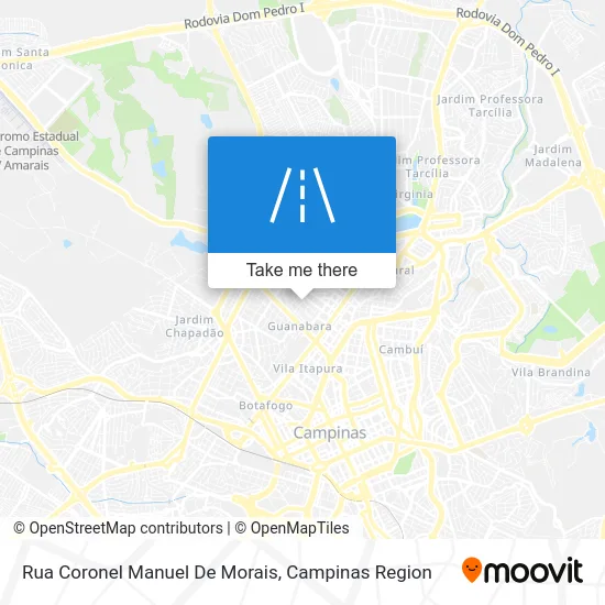 Rua Coronel Manuel De Morais map